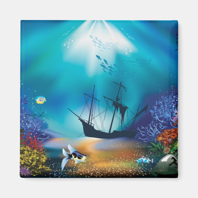 skeppsbrott magnet (Framsidan)