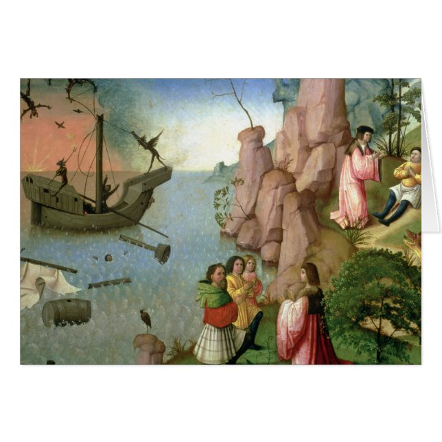 Skeppsbrott som orsakas av demoner hälsningskort (Framsidan Horizontal)