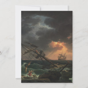 Skeppsbrottet av Claude-Joseph Vernet Inbjudningar