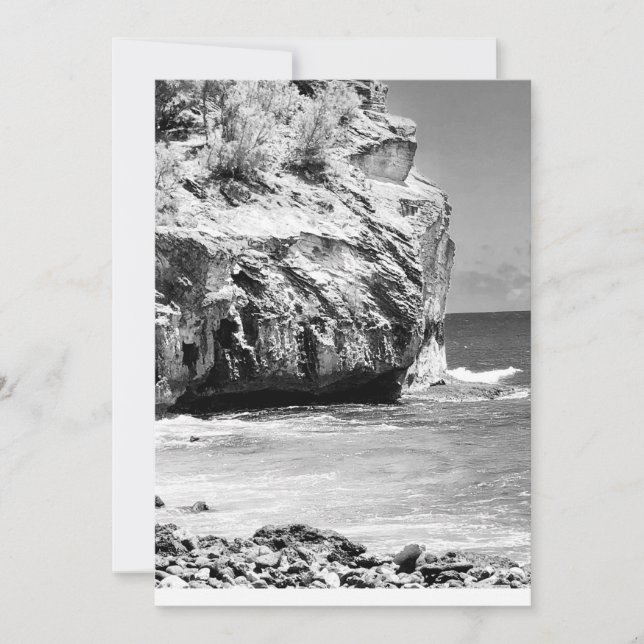 Skeppsbrottsklippan, Kauai Tomt vykort (Framsida)