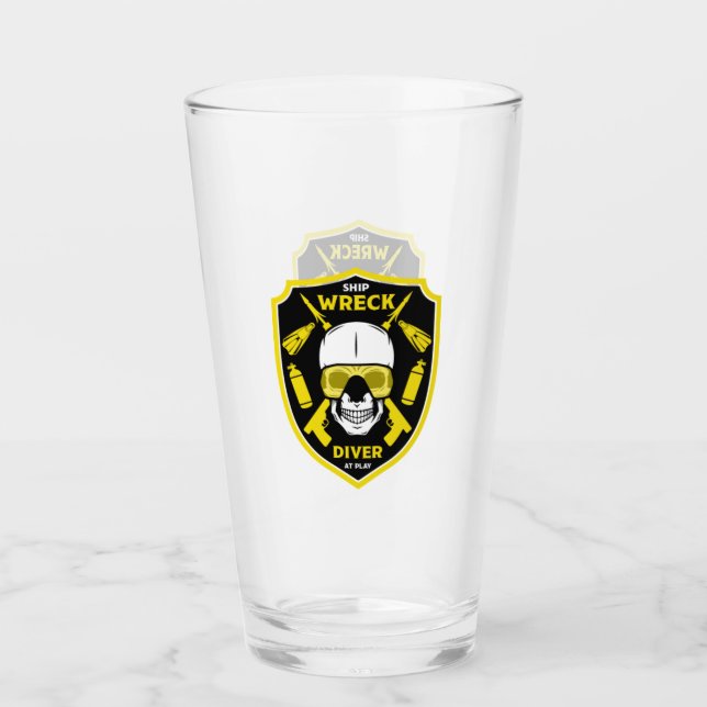 skeppsbruten dykning glaskopp (Framsida)