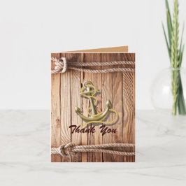 skeppsdocka strand ankare nautisk bröllop tack kort