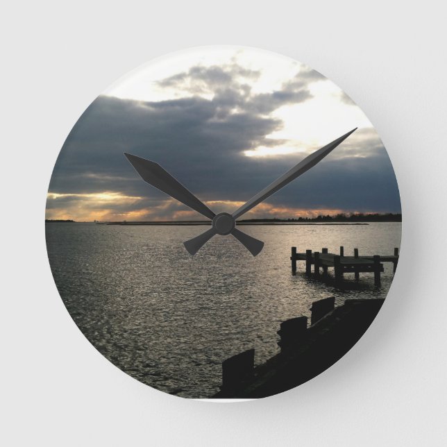 Skeppsdockor Rund Klocka (Framsida)