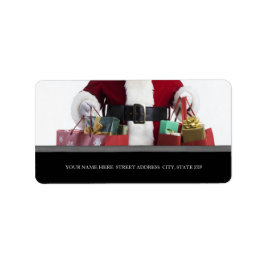 Skeppsetiketter för julhälsning i Adress Adressetikett