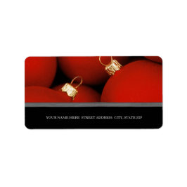 Skeppsetiketter för julhälsning i Adress Adressetikett