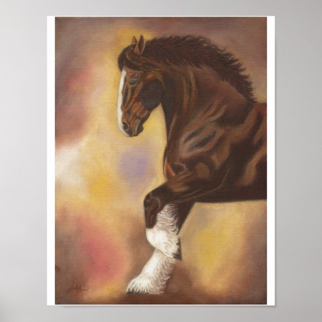 Skeppshäst 11"x14" poster (Framsidan)