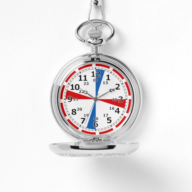 Skeppsmarintid för radiorummets klocka (Framsida)