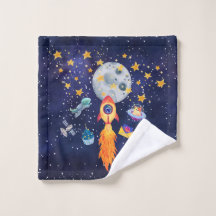 Skeppsställ för raketship Kids Towel Set