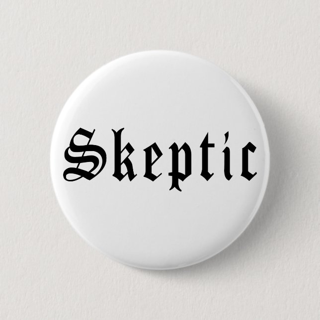 Skeptiker 1 knapp (Framsida)