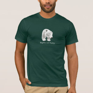 Skeptiker för Anuk klimatbjörn är smaklig mörk T-shirt