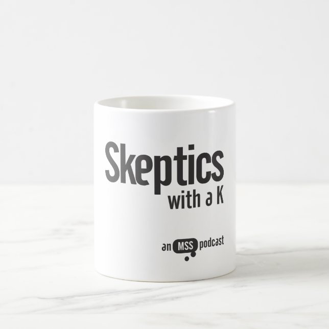 Skeptiker med en K-mugg Kaffemugg (Center)