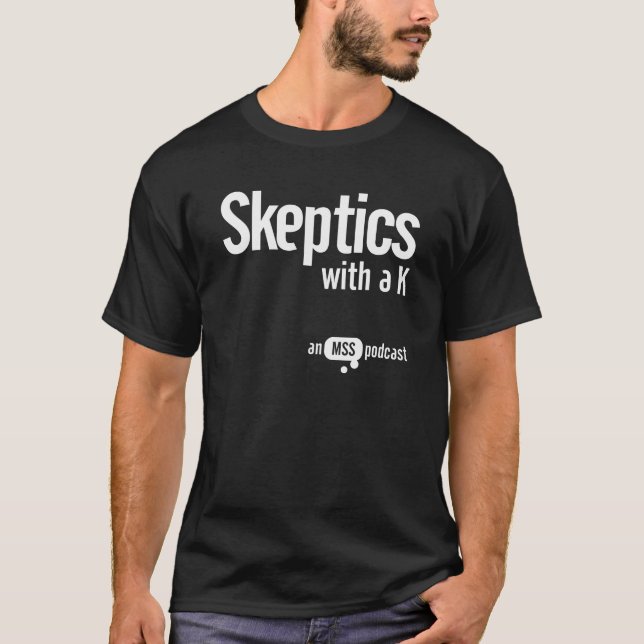 Skeptiker med ett K - svart T-tröja Tröja (Framsida)