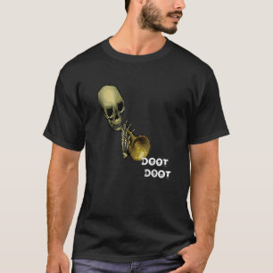 Sketal Spooktober Doot Doot Funny Humor meme T. T Shirt