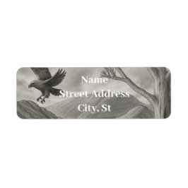 Sketch Art Returadressetiketter – Naturtema Returadress Etikett