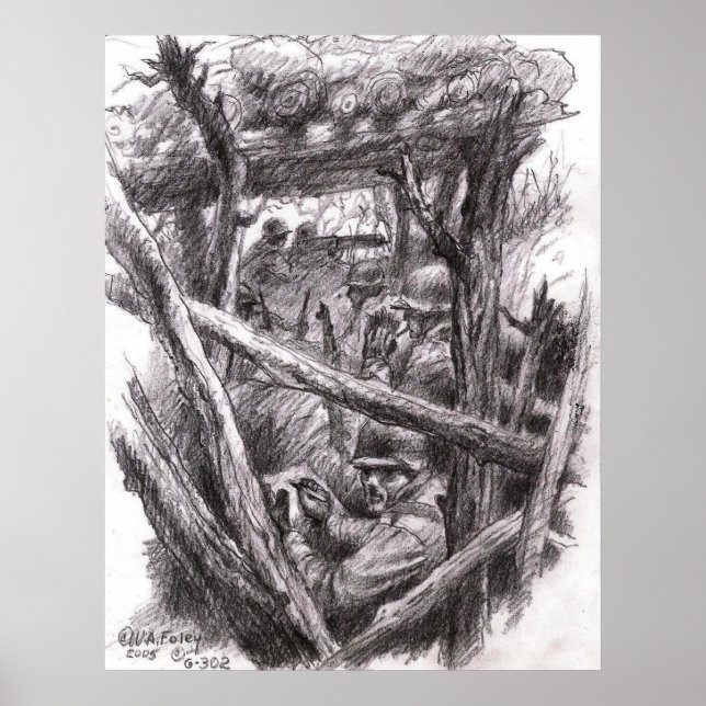 Sketch Artist Rifleman Poster (Framsidan)