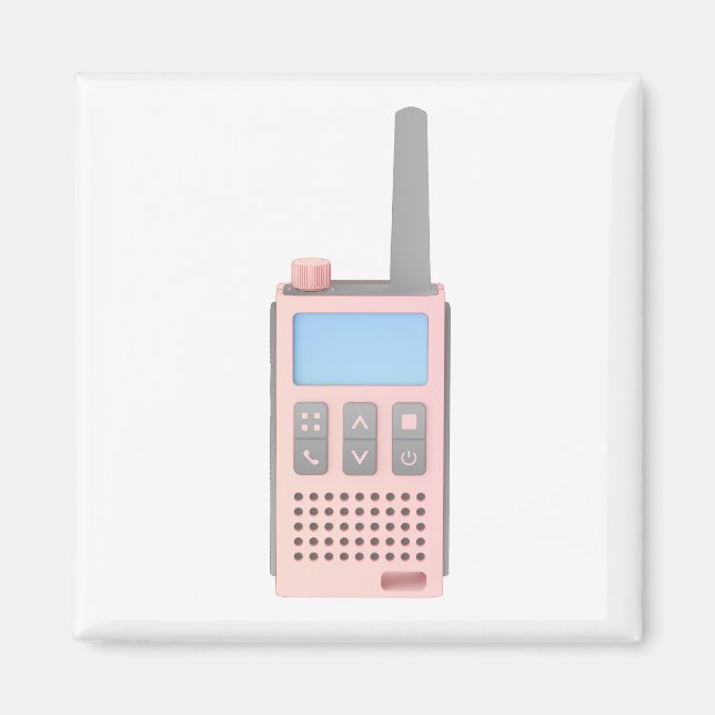 Sketch av modern walkie talkie magnet (Framsidan)