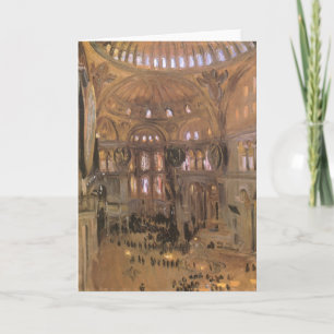 Sketch av Santa Sophia av John Singer Sargent Helgkort