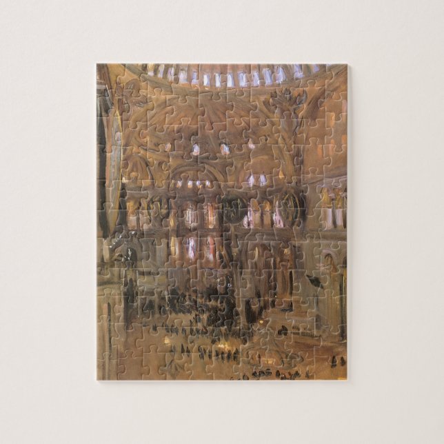 Sketch av Santa Sophia av John Singer Sargent Pussel (Vertikal)