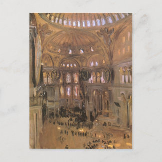 Sketch av Santa Sophia av John Singer Sargent Vykort