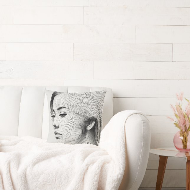 Sketch dekorativ kudde (Soffa)