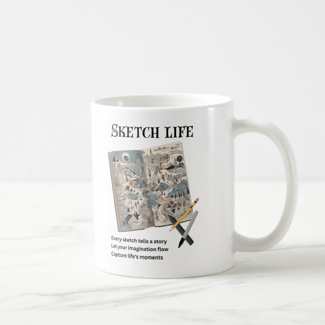 Sketch Life Kaffemugg (Höger)