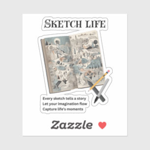 Sketch Life Klistermärken