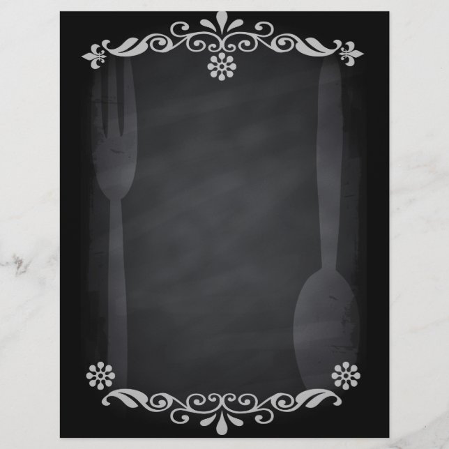 Sketch Menu Food Fork Spoon (Framsida)