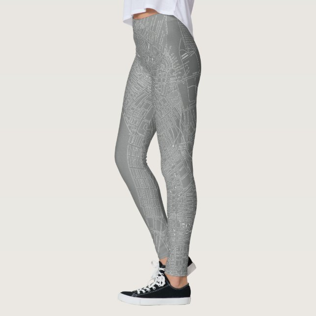 Sketch of Boston City Karta Leggings (Vänster)