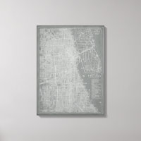 Sketch of Chicago City Karta
