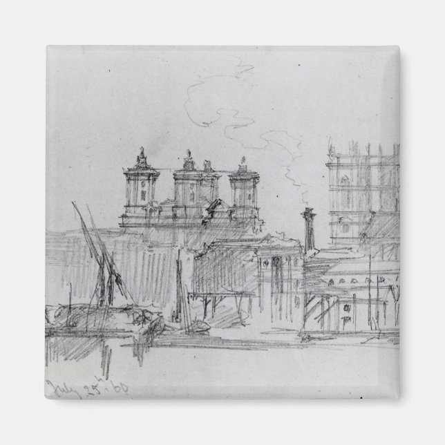 Sketch of Westminster, 1860 Magnet (Framsidan)