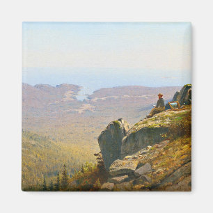Sketch på berget av Sanford Robinson Gifford Magnet