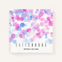 Sketch Rosa Blue Bokeh Effect Dots | PERSONLIG