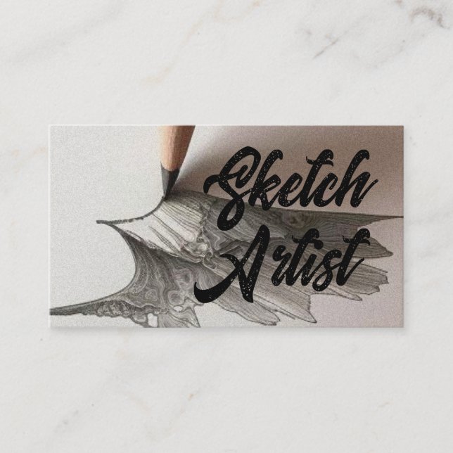 Sketch Sketch Artist Visitkort (Framsida)