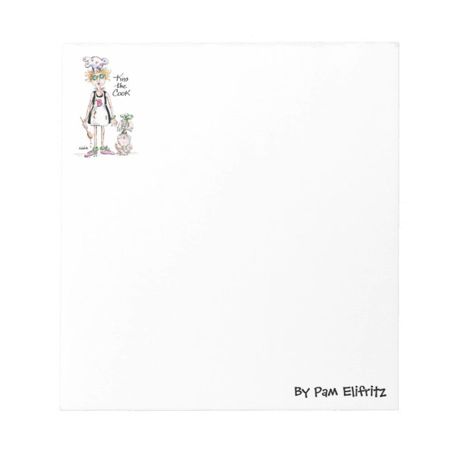 Sketch trött kock som är avfärdad och som behöver  anteckningsblock (Framsida)