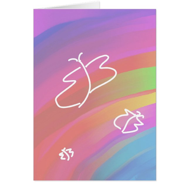 Sketchade Butterfys OBS Kort (Framsidan)