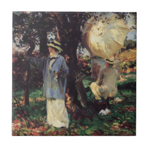 Sketcharna av John Singer Sargent Kakelplatta