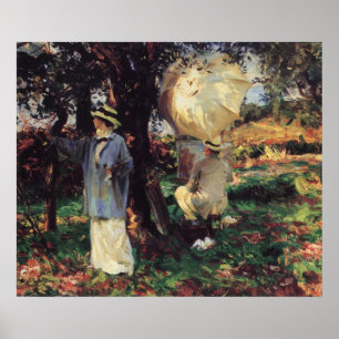 Sketcharna av John Singer Sargent Poster