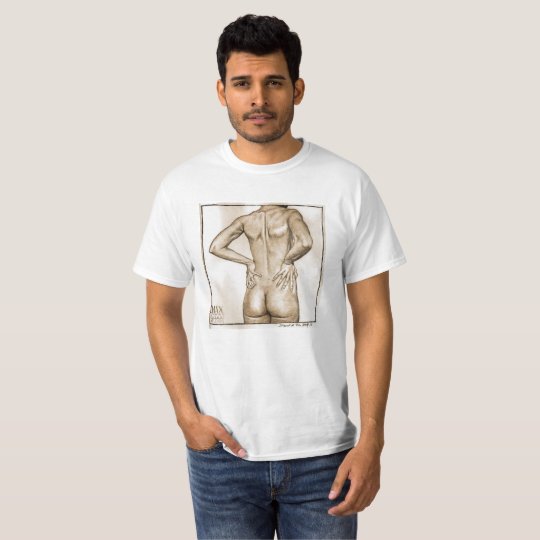 Sketchbook 1, model t-shirt