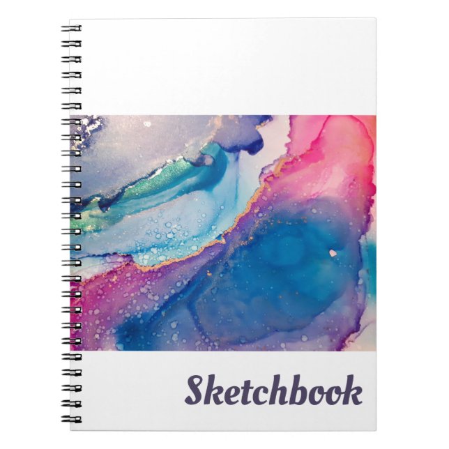 Sketchbook - Alkohol Bläck Anteckningsbok (Framsidan)