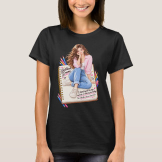 Sketchbook Drömmar Kreativt Flick-T-Shirt T Shirt