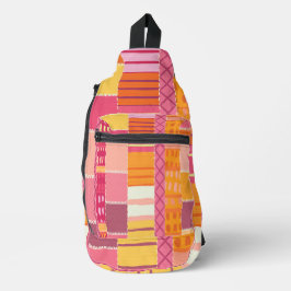 Sketchbook Marks-Textured Multicoloured Stripes