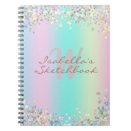 Sketchbook Unicorn HoloGraph Glitter Anteckningsbok