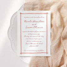 Sketched ram Whimsical Hand plockade Bröllop