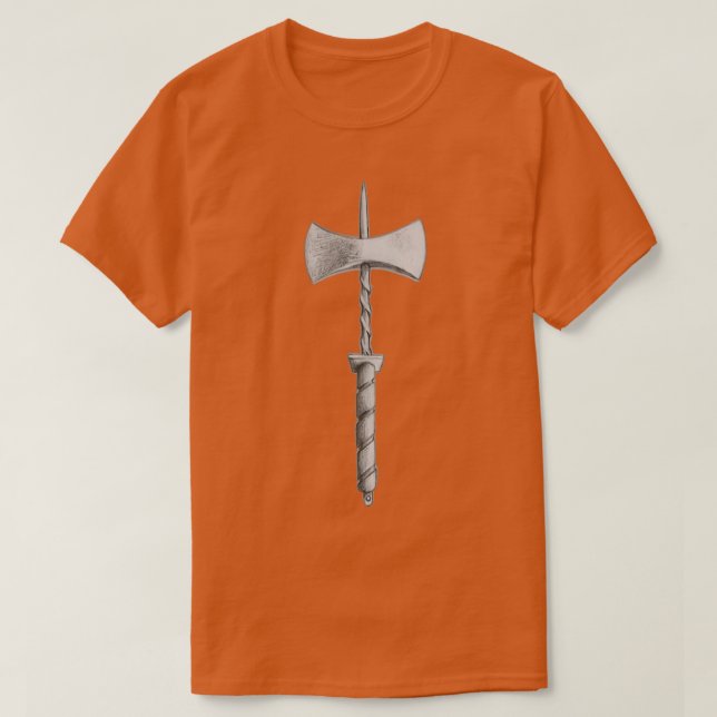 Sketchy Ax Classic TShirt T Shirt (Design framsida)