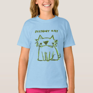 Sketchy Cat T Shirt