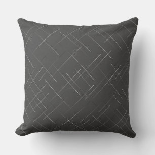 Sketchy Diagonal Pinstripe Kudde