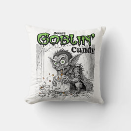 Sketchy Just Goblin’ Candy Kudde