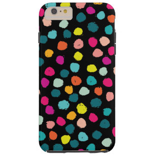 Sketchy Lycklig Färg Dots Tough iPhone 6 Plus Skal