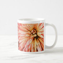 Sketchy rosablomma kaffemugg