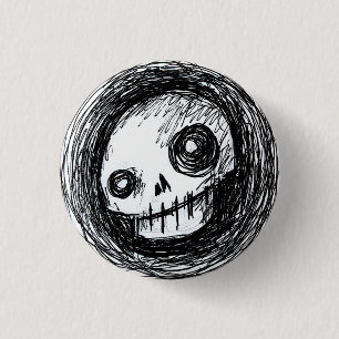 Sketchy skalle knapp